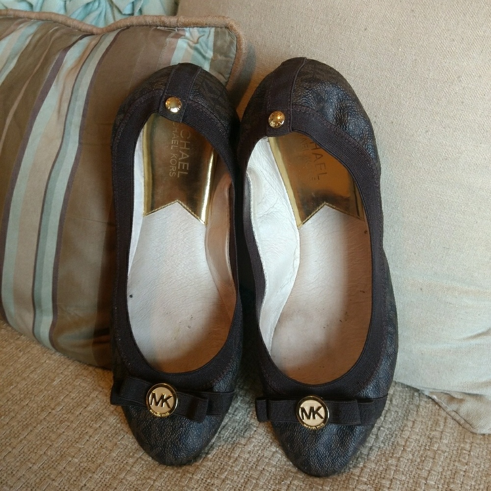 Michael Kors Brown Flats